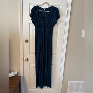 Baltic Born Teal Pleated Dress XL